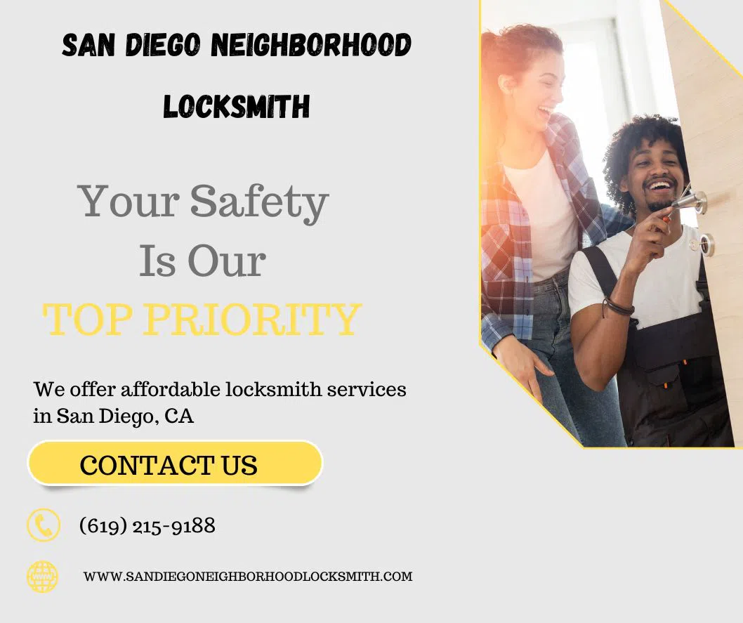 San Diego Neighborhood Locksmith San Diego, CA 619-215-9188